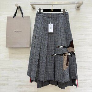 Thom Browne wool pleated skirt
